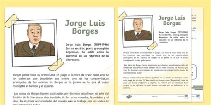 Jorge Luis Borges biografía, edad, altura, esposo, net worth, familia