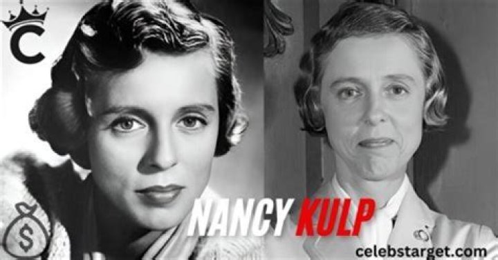 Nancy Kulp Biography, Age, Height, Husband, Net Worth, Family