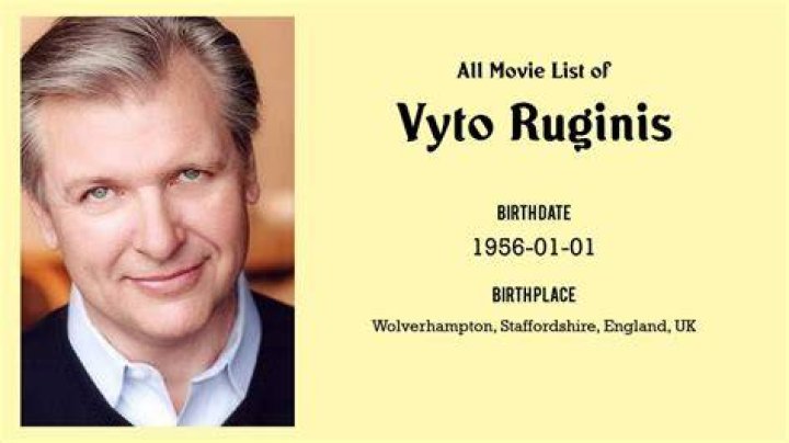 Vyto Ruginis Biography, Age, Height, Wife, Net Worth, Family